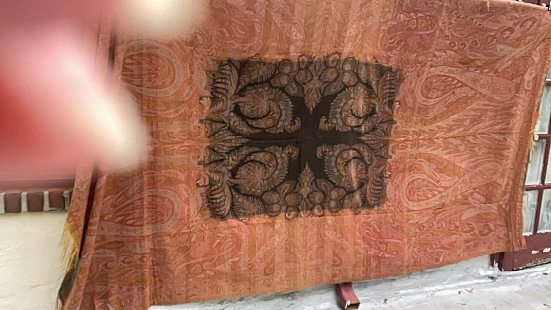 ANTIQUE PAISELY KASHMIRI WOOL 19TH/20TH CENTURY