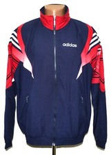 VINTAGE ADIDAS 1990'S TRAINING FOOTBALL JACKET JERSEY SIZE L ADULT