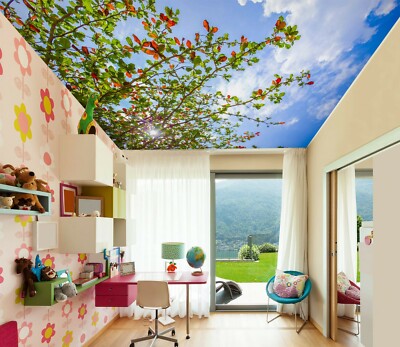 3D Branches Sky NAO11 Ceiling WallPaper Murals Wall Print Decal Deco AJ WALL Fay