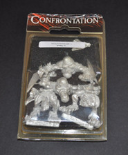 CONFRONTATION- Rackham # Wolfenkrieger #  Zinnfigur in OVP ! Unbespielt-Deutsch-