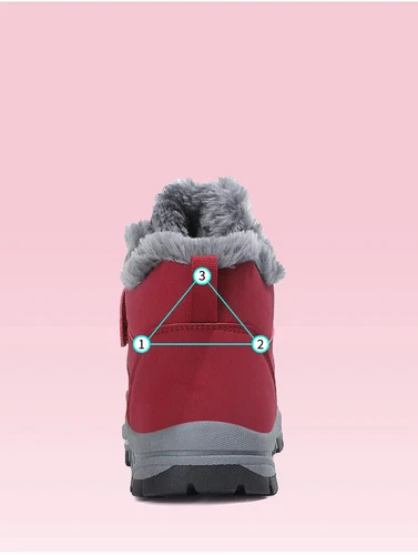 Men Snow Boots Winter Thick Insulation Non-slip Lightweight Cotton Shoes Black - Bild 21 von 27