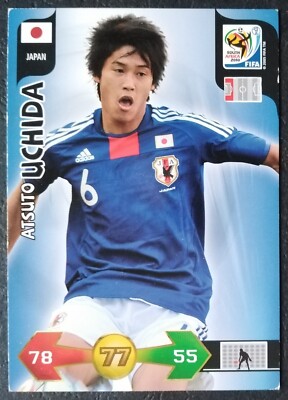 Atsuto Uchida Japan Panini Trading Card 2010 FIFA World Cup South Africa