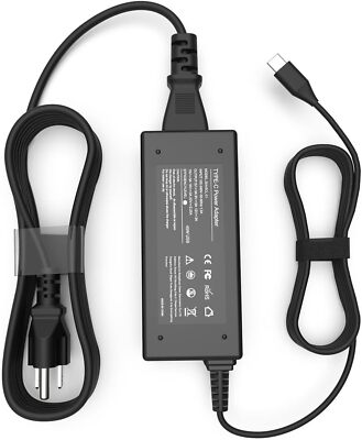 45W USB C Chromebook Charger Compatible for HP/Dell/Lenovo/Acer/Asus/Samsung