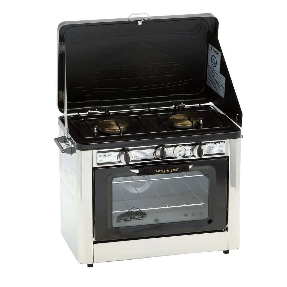 Camp Chef Outdoor Camp Oven Double Burner Propane Gas Range Portable Stove  33246209722 | eBay