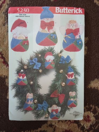 Lot of 4 P Craft Sewing Patterns - Snowman Bears Christmas UNCUT Butterick Mcall - Picture 3 of 10