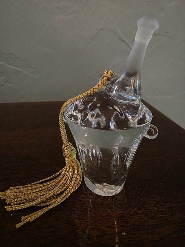Gorham Crystal Millenium Ice Bucket Ornament
