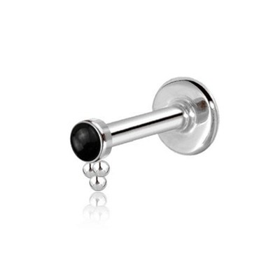 Universale Piercing Staffa Cristallo Labret Madonna Orecchie - Foto 6