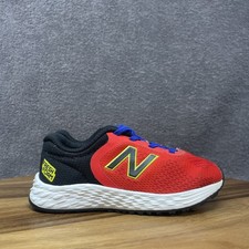 New Balance Kids Toddler Fresh Foam Arishi V2 Bungee Shoes Size 9 Red Black