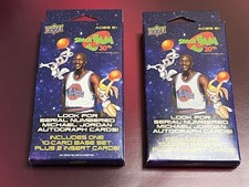 Lot of (2) 2026 Upper Deck Space Jam 30th Anniversary Sealed Hanger Box