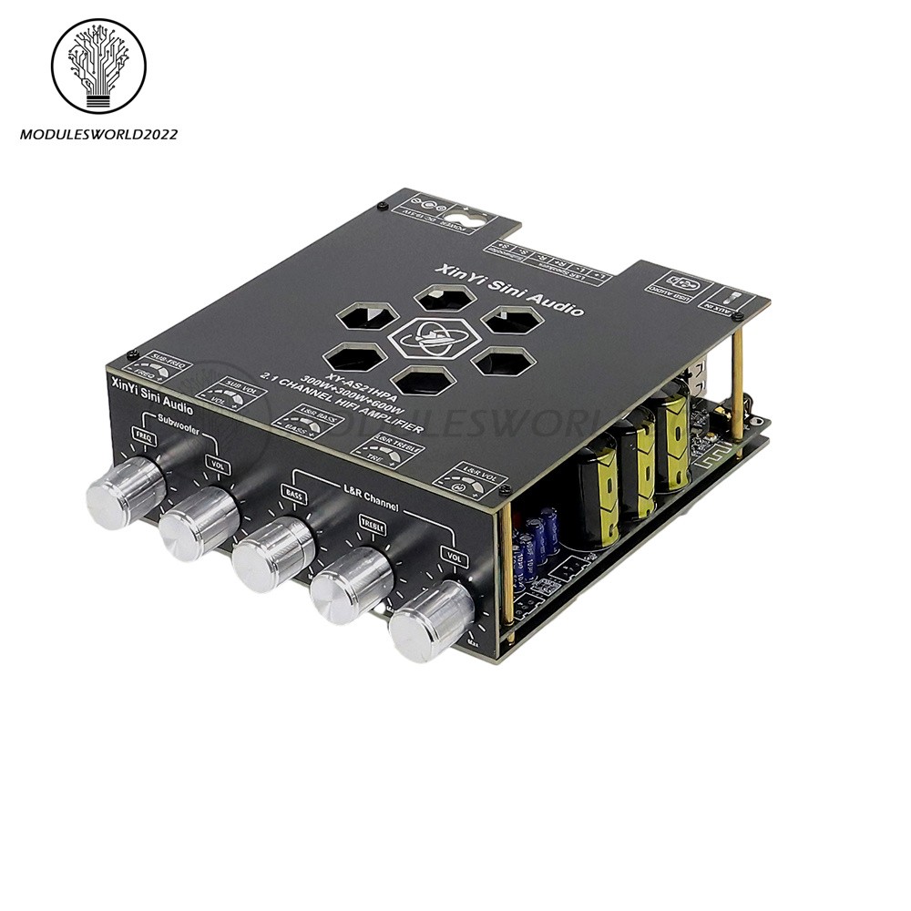 AS21HPA 300W*2+600W TPA3255 2.1 Channel Audio Bluetooth Digital