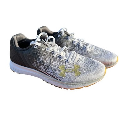 Under Armour Velociti Racer 3020348-102 Men's 10 Running Shoes White Gold NWOT