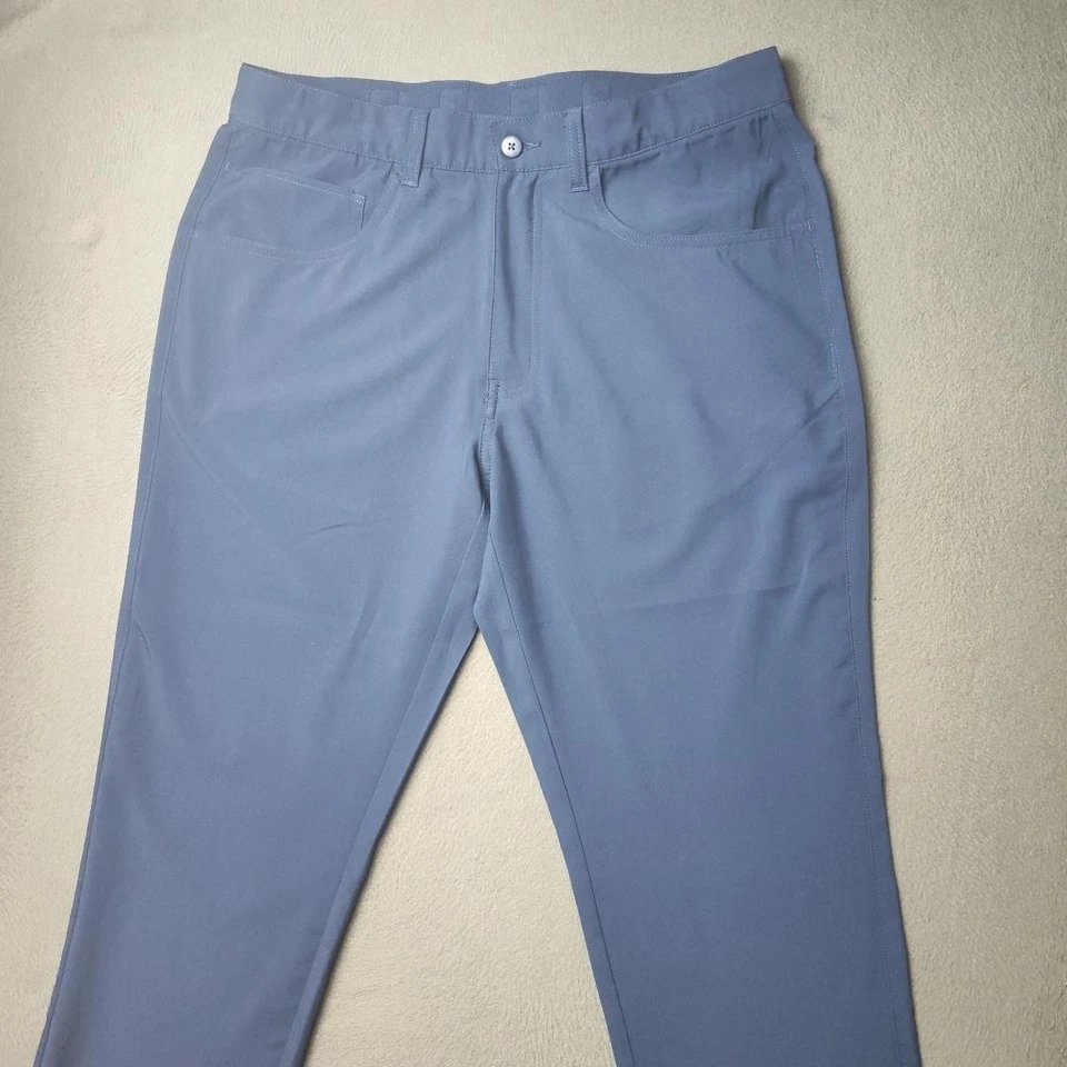 FootJoy Pants Mens 32x30 Blue 5-Pocket Golf Moxie Performance Tech Polyester - Image 2 of 4