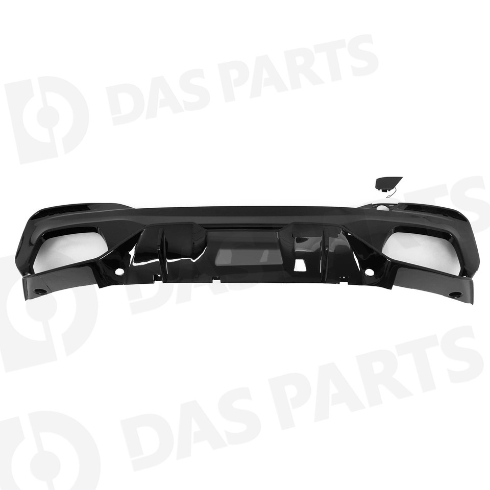 Gloss Black M550i Style Rear Bumper Diffuser For 2017-23 BMW G30 G38 ...
