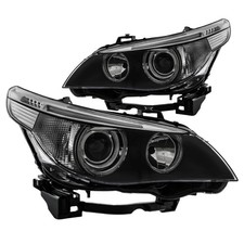 Scheinwerfer Xenon Set Satz für BMW 5-er E60 E61 Bj. 05-07 D1S/H7 inkl. Motoren