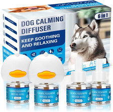 Dog Calming Pheromones Diffuser 6 in 1 Kit Appeasing Pheromone Diffuser to Calm