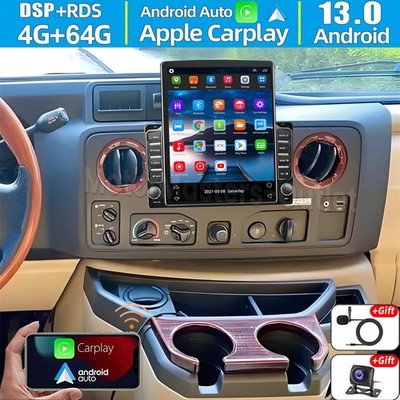 Android 13 CarPlay For Ford E-150 E-250 2009-2013 Car Stereo Radio GPS Head Unit