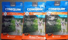 COSEQUIN MINIS JOINT HEALTH MSM BOSWELLIA SUPPLEMENT SMALL DOGS 45 X3 135 CHEWS