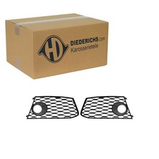 DIEDERICHS TUNING BLENDEN SET GLÄNZEND STOßSTANGE VORNE passend für AUDI A6 A7 A