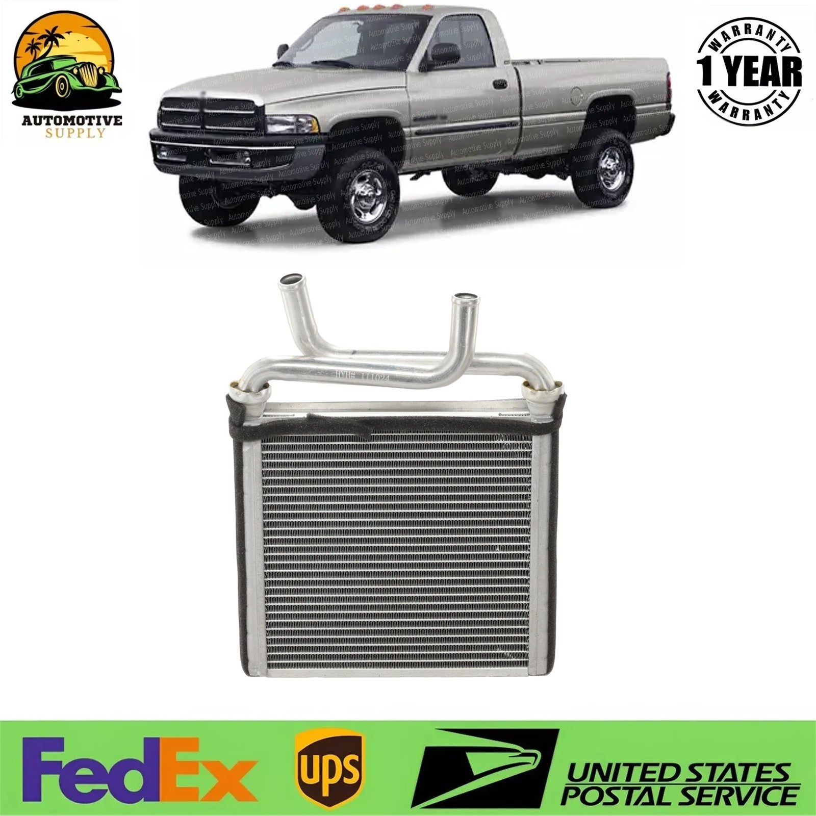 Heater Core For 2002-09 Dodge Ram 1500 Ram 2500 Ram 3500 Brazed 68004228AB 80024