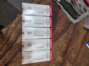 5 New Sealed Honeywell 5816WMWH Wireless Door/Window Transmitter & Magnet White