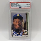 1989 Upper Deck Ken Griffey Jr #1 Auto Rookie Card PSA AUTO 9 ON CARD HOF 16 ins