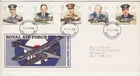 GB Stamps First Day Cover History of Royal Air Force, RAF, biplane PHILART 1986