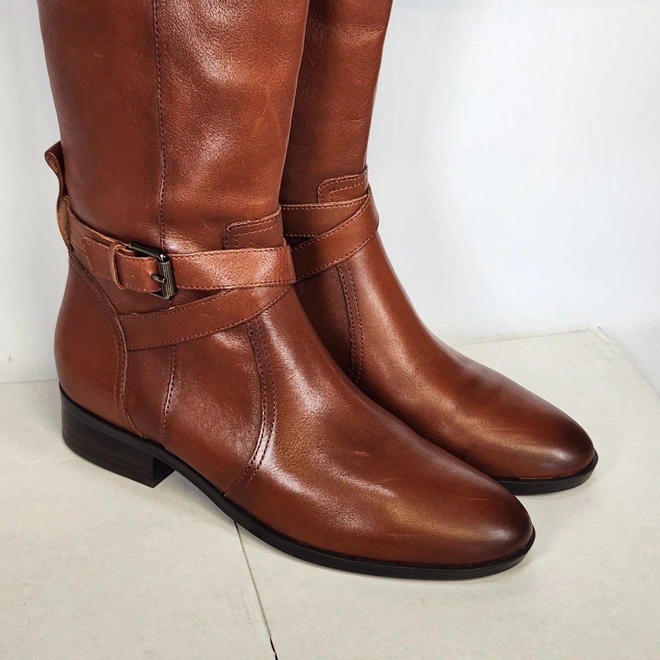 7.5 码 - Naturalizer Rena - 苹果棕色皮革 — 第 3/4 张图片