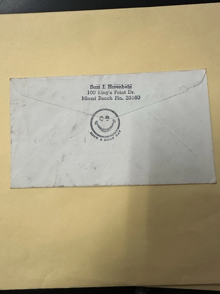 Antarctic Treaty Cover, First Day Issue,1971, Blue George Washington 5c Stamp - Image 2 of 4