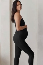 BUMPSUIT The Cotton Kate Maternity Unitard Women’s Size XL 4 Way Stretch Black