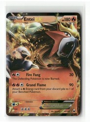 Entei EX 13/108 Dark Explorers Ultra Rare Holo