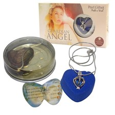 Guardian Angel Wish Pearl and Pendant Necklace Gift Set