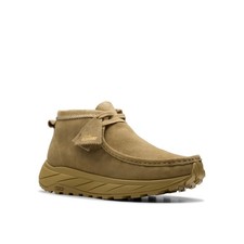 Clarks Mens Wallabee Eden Boot Dark Sand Suede 26178177