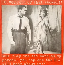 1955 Tight Spot Movie Film Advertisement Ginger Rogers Edward Robinson DWQQ7