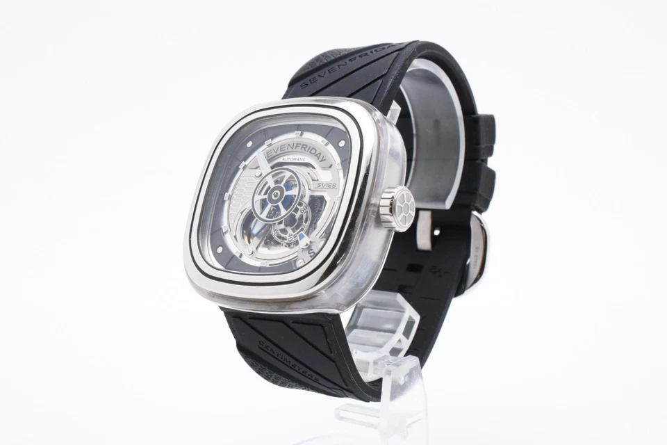 Reloj para hombre raro [casi como nuevo] SEVENFRIDAY automático SF-S1/01-A328 de JAPÓN Foto 3 de 4