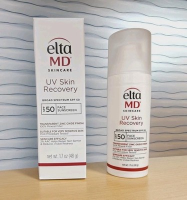 Elta MD UV Skin Recovery SPF 50 Face Sunscreen 1.7oz/48g NEW With Exp 2027