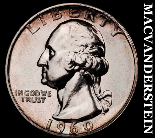 1960 Silver Washington Quarter-Choice Gem Proof Lustrous No Reserve #G7566
