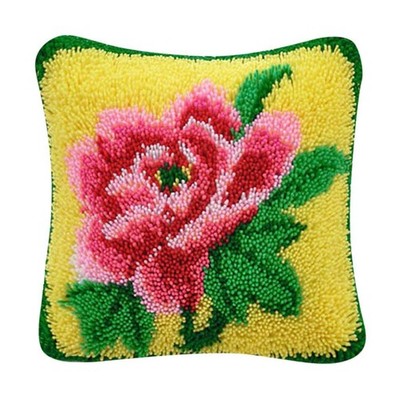 Riegel - Kissenherstellung Set - Ornamente - rosa Blume