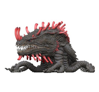 Chibi Titan X, 3d printed figure painted, Monarch Legacy of Monsters