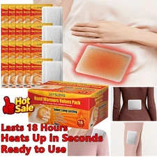 60PCS Hand Warmers + Body SUPER Warmers 🔥 18-hour Extra Long Activation 🔥 Hot