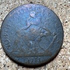 Canadian Colonies / Commerce 1/2 Penny Token “1781” - Struck In Dublin 1825 — photo 2