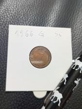 BRD 1 Pfennig 1966 G in ss Sehr Sch&ouml;n