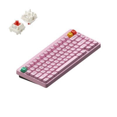 NuPhy Node75 Kabellose Mechanische Tastatur QWERTY High / Light Pink / Red Max