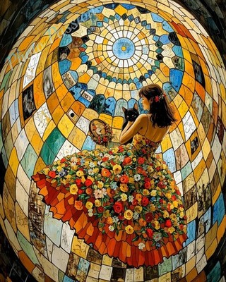 Foto 20x25 8x10 Art-Deco Fine Art Print Poster Dekorative Artwork (11383)
