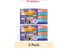2 pack Purina Friskies Pate, Soft Seafood and Chicken Variety Pack, Wet Cat Fo