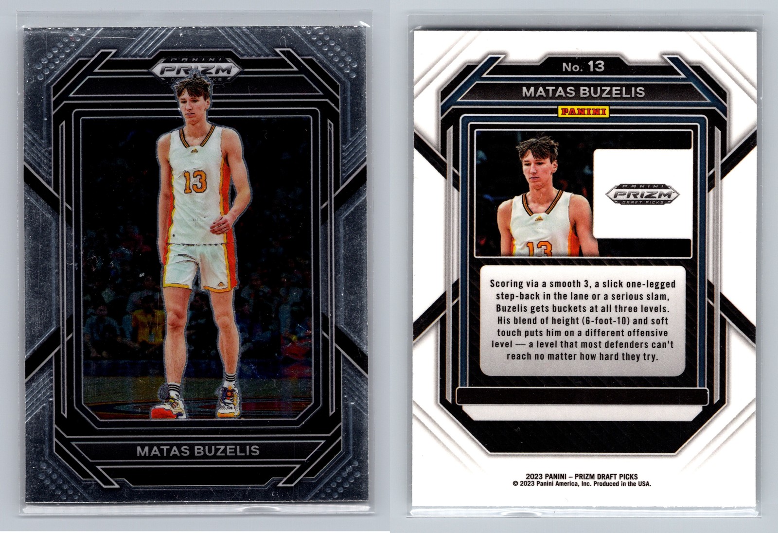 2023 Panini Prizm Draft Picks #13 Matas Buzelis