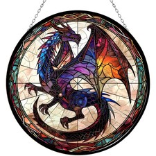 365CUSGIFTS Dragon Suncatcher 7.9" Color 9