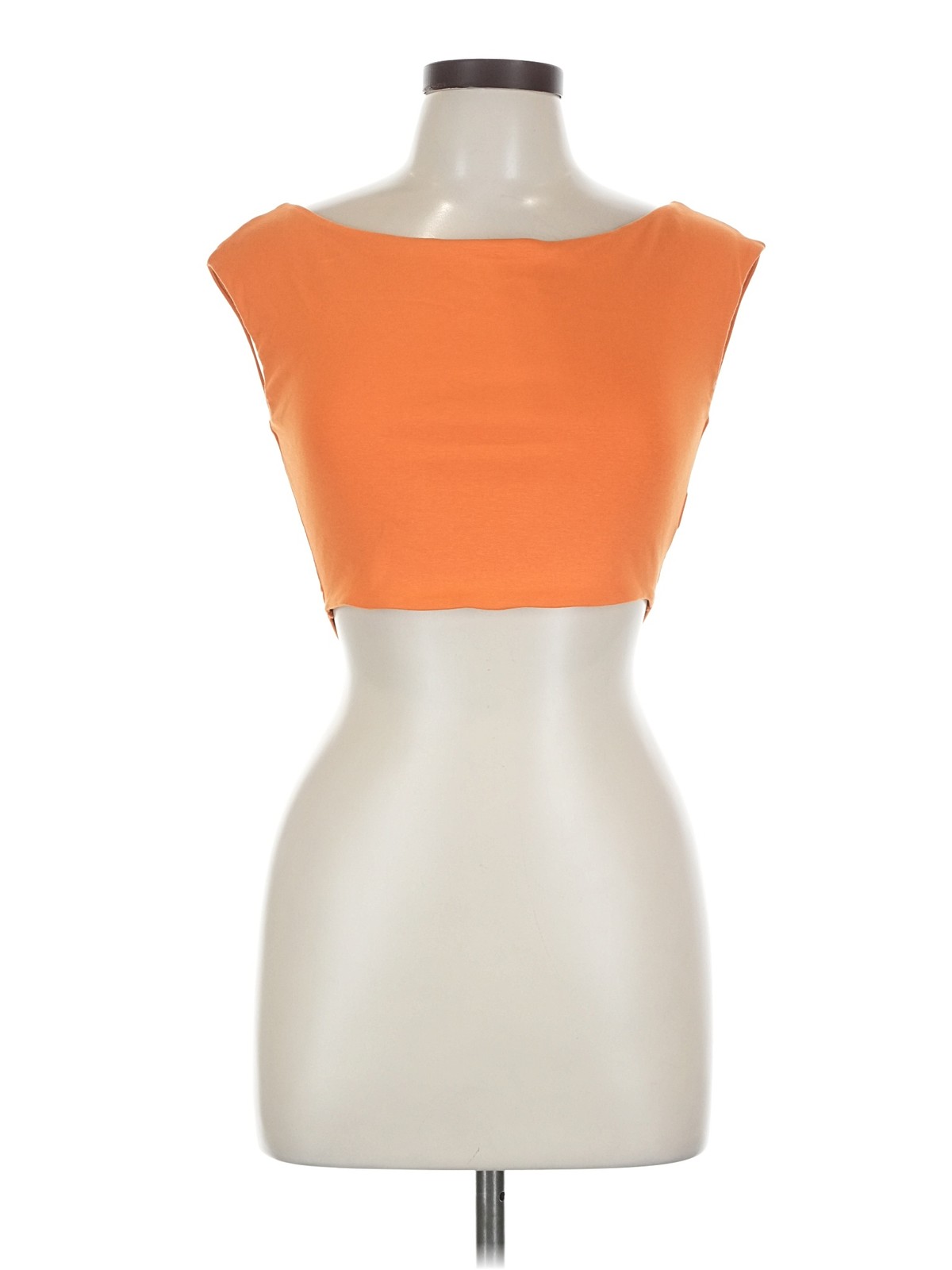 Zara Women Orange Tube Top L
