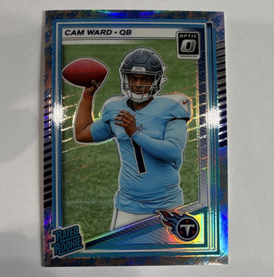 2025 Donruss Optic Cam Ward Rated Rookie Rocket Prizm #293 Titans