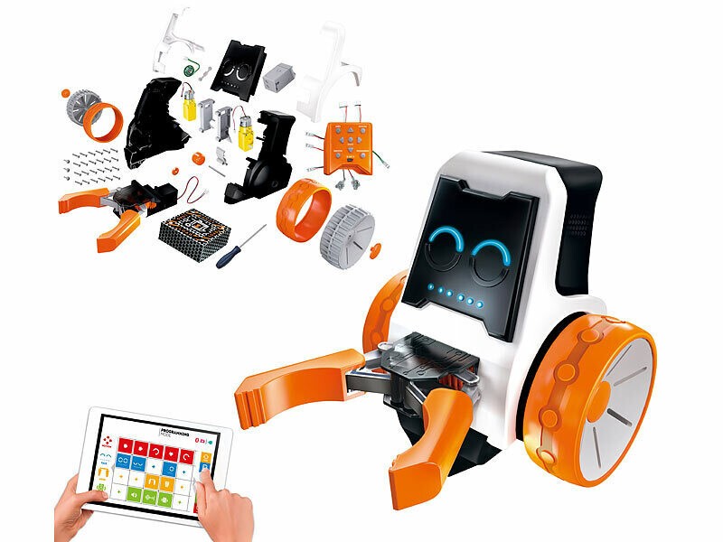 Robot en kit connecté Playtastic pour s'exercer aux projets de codage informatique à l'école