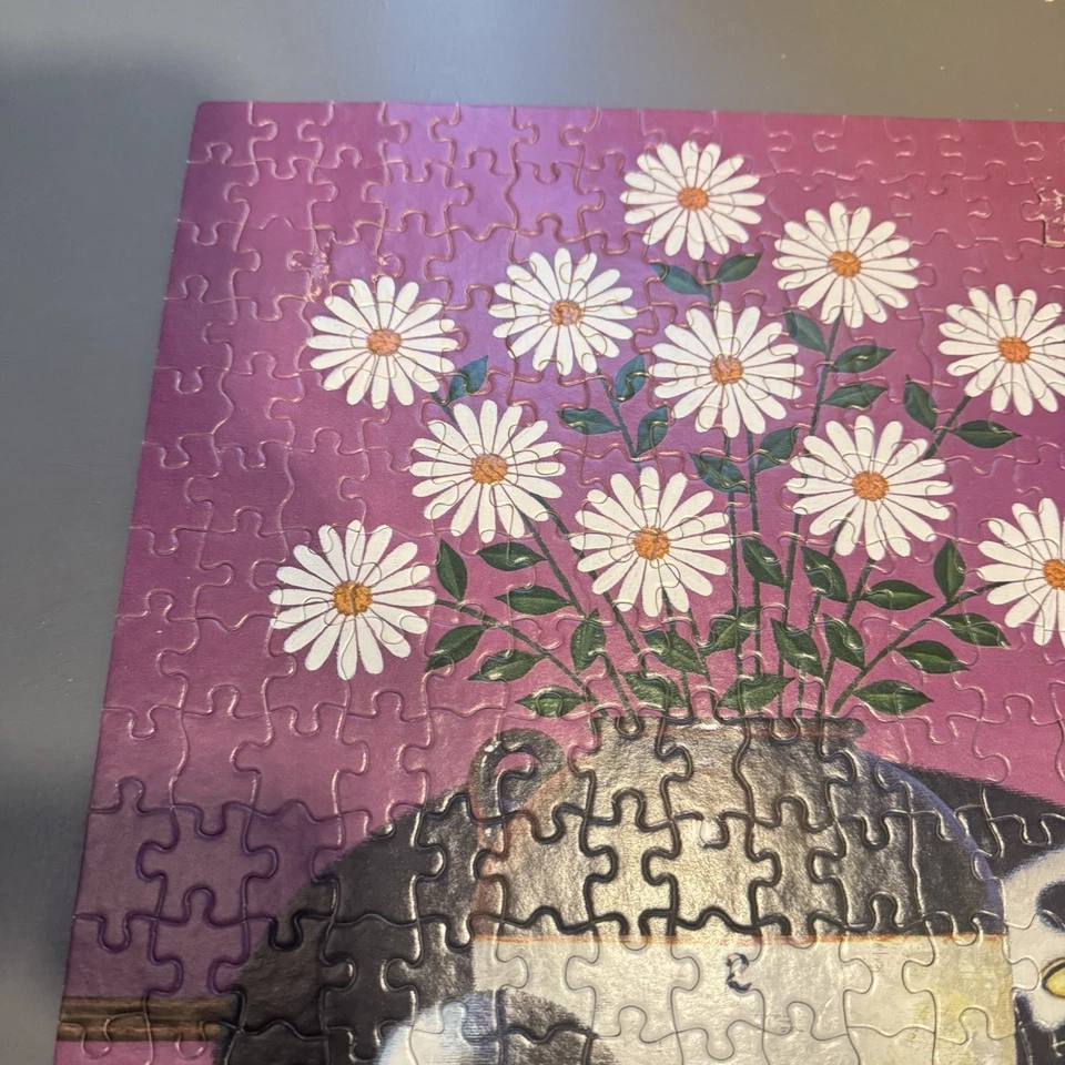 VTG 1986 CAT & CANARIES Charles Wysocki 500pc Puzzle RARE COMPLETE (READ) * RARE - Image 3 of 4